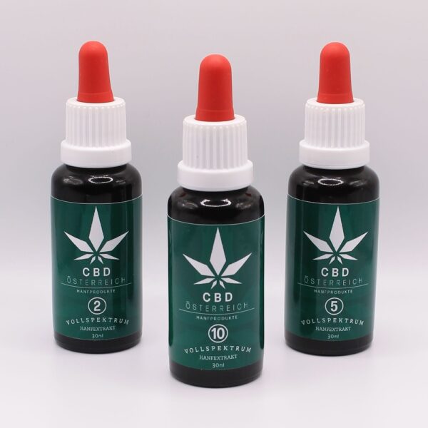 CBD Öl Vollspektrum 2% - 5% - 10% - Mazerat